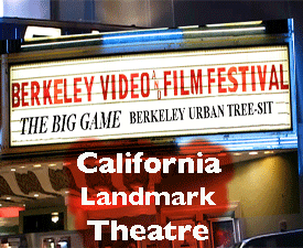 big game, California Theatre Berkeley, Tree-sit