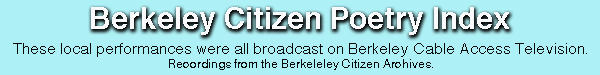 Index to Berkeley Citizen poets