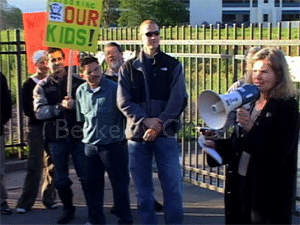 Campus Bay Richmond protest