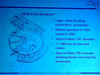 LBNL Bevatron demolition project