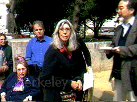 Japan Peace Conference Press event in Berkeley Barbara Lubin (Middle East Childrens Alliance)