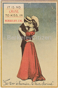 It is no crime to Kiss in Berkeley