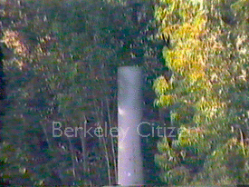 the stack of the Tritium Labeling facility at Lawrence Berkeley National Laboratory