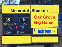 cal tree sit score board
