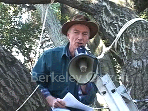 Carl Friberg, Memorial Oak Grove 24-Hour Community Tree Sit-In