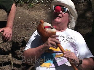 Wavy Gravy at the Memorial Oak Grove Berkeley
