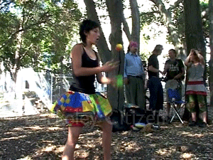 Cirkus Pandemonium plays the Memorial Oak Grove