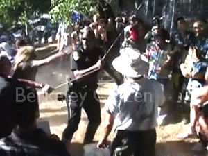 UC Police block food and water to Memorial Oak Grove Tree-sit