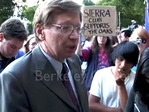 Attorney Stephen Volker speaks out on UC erecting an illegal fence at Memorial Oak Grove
