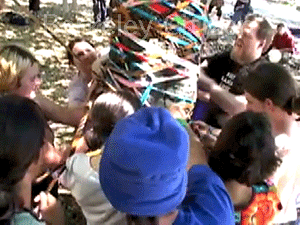 Maypole in the Berkeley Memorial Oak Grove
