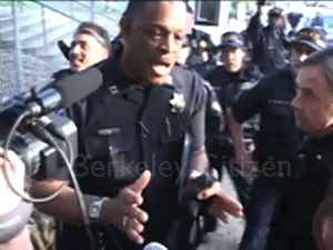 UC Police attempt to block resuppy of tree-sitters at  Berkeley Memorial Oak Grove