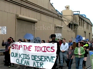 March for clean air in Berkeley 2008 - pacific Steel