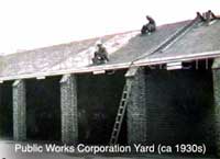 Berkeley Public Works corporation yard shed area