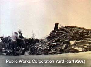 Berkeley Public Works facility wood cutting activities