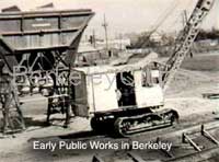 Berkeley Public Works rock and gravel yard