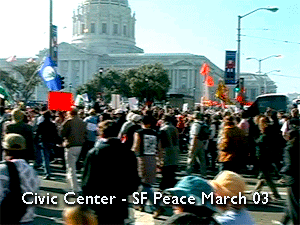 Anti-Iraq War demonstration in San Francisco