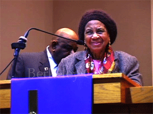 Barbara Lee tribute to Maudelle Shirek