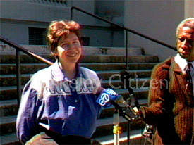 Carolyn Erbele speaking out on LBNL  Radioactive Waste in Berkeley