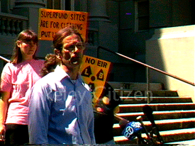  L A Wood speaking out on LBNL  Radioactive Waste in Berkeley