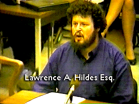 Lawrence A. Hildes, Tritium Debate aat Berkeley City Council 1996